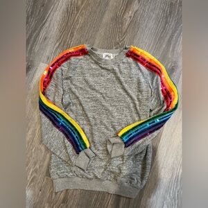 Lola the boys Gray Knit Top  sweatshirt kids